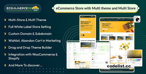 eCommerce Store with Multi theme and Multi Store